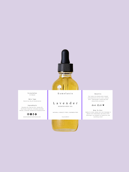 Lavender & Geranium Body Oil